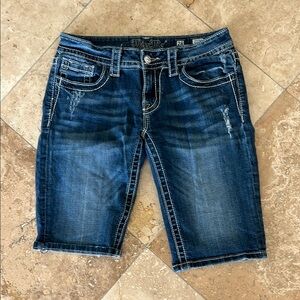 Miss Me Bermuda Denim Shorts